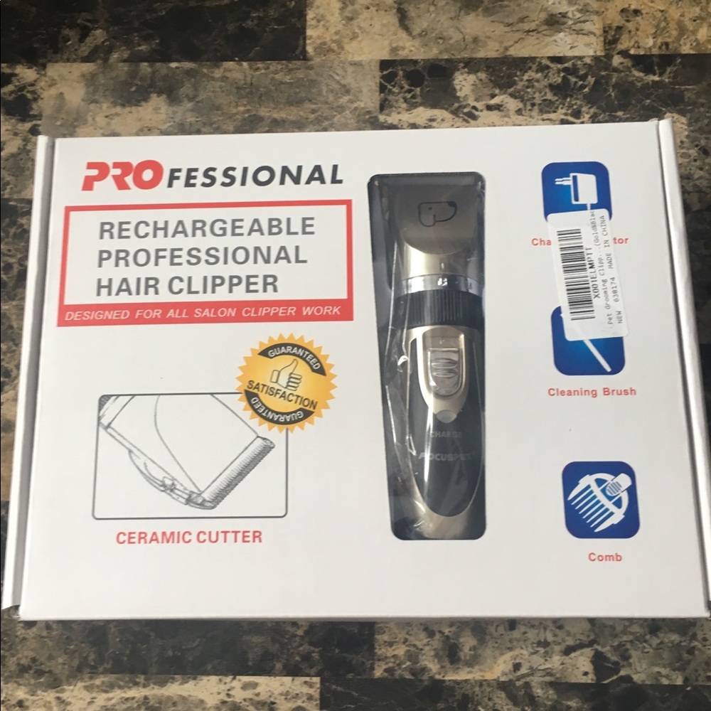 NEW Hair Clipper with attachments and scissor set